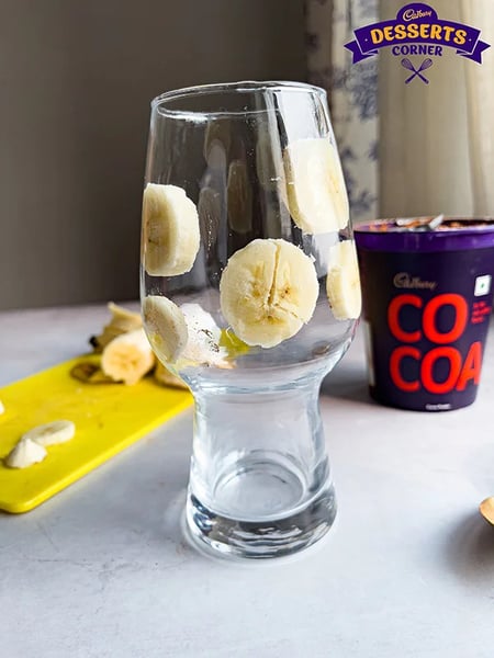 Chocolate Banana Smoothie Recipe - Ingredients In Blender