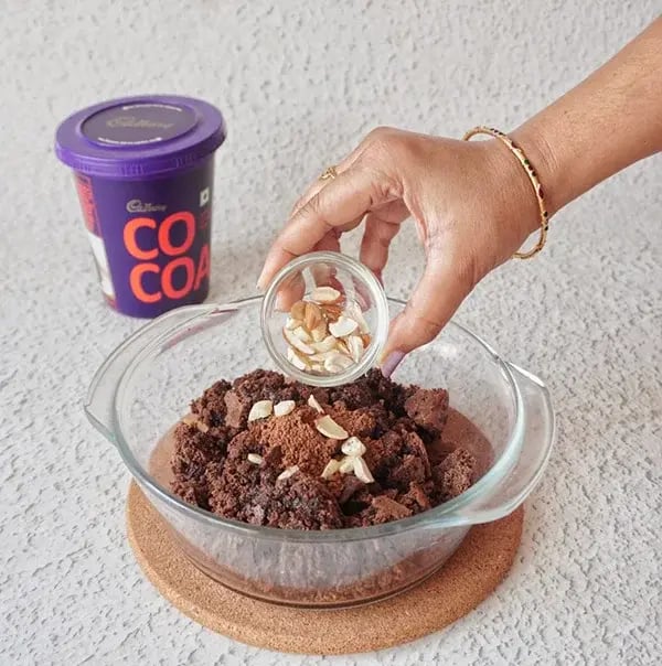Chocolate Brownie Truffles - Add chopped dryfruits
