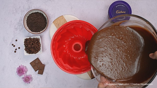 Chocolate Bundt Cake Step 4