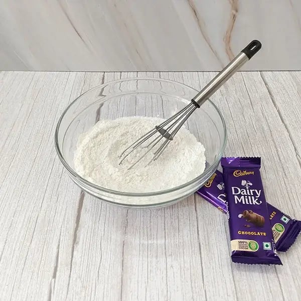 Chocolate Chip Banana Bread - Whisk together the flour