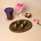 Chocolate Coconut Modak With Cadbury Cocoa Powder For Ganpati Bappa