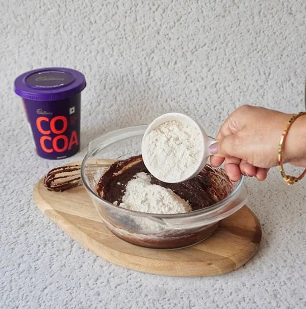 Chocolate Cookie Sticks - Stir in the flour