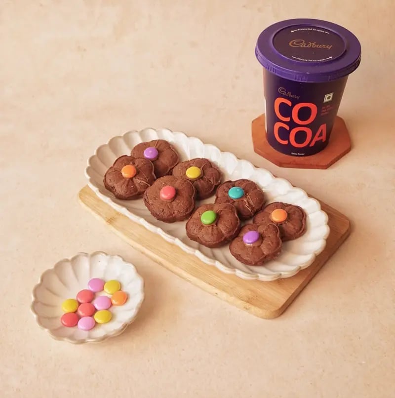 Chocolate Flowe Cookies Recipe