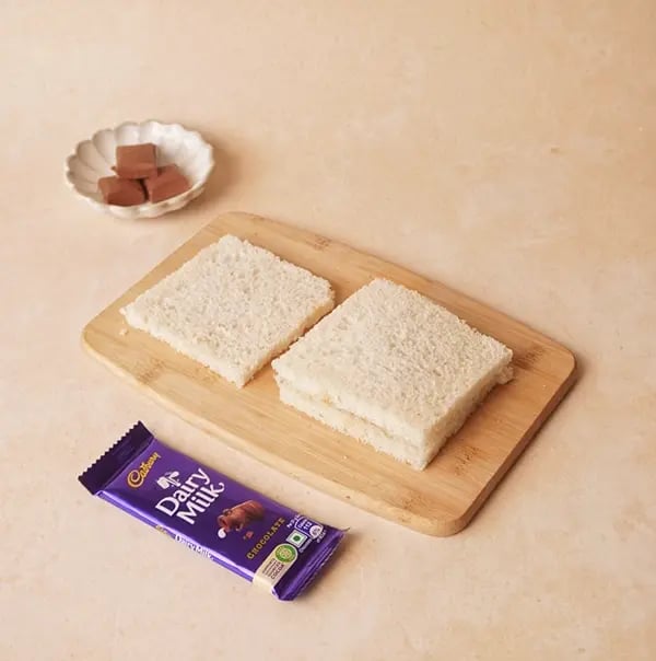 Chocolate French Toast with Cadbury Dairy Milk-Place another slice