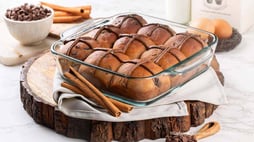 Chocolate Hot Cross Buns