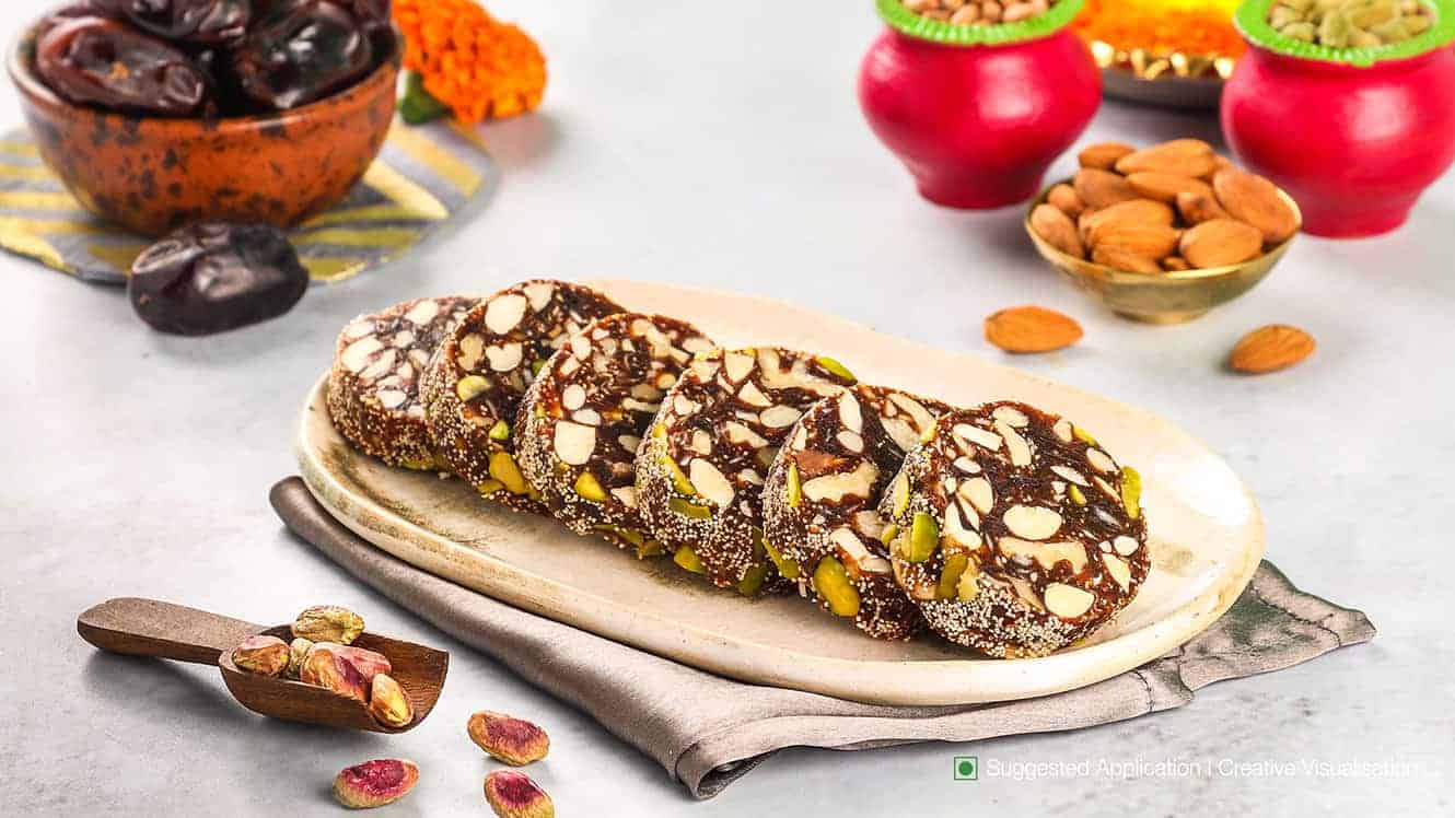 Chocolate Khajur Barfi