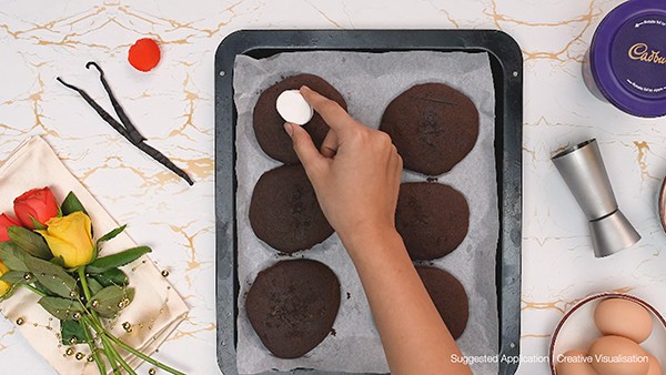 Chocolate Marshmallow Cookies Step 8
