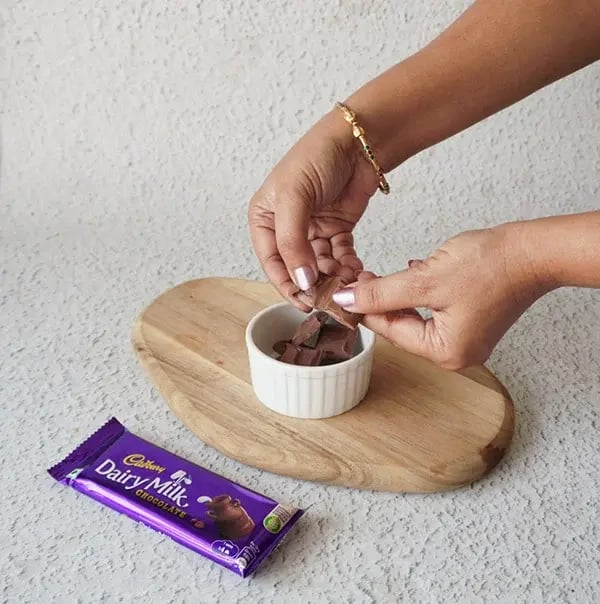 Chocolate Maska Bun With Nuts &amp; Raisins - Break the Cadbury Dairy Milk chocolate