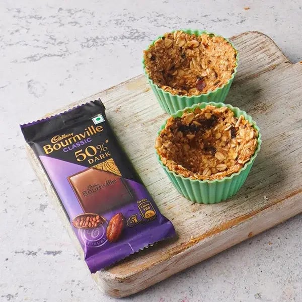 Chocolate Oats Fruit Cup - Keep it fridge