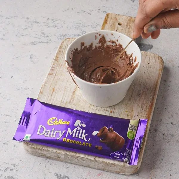 Chocolate Peanut Butter Bark - Melt the chocolates