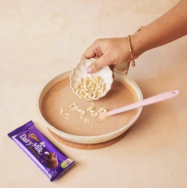 Chocolate Phirni with Cadbury Dairy Milk-For extra texture