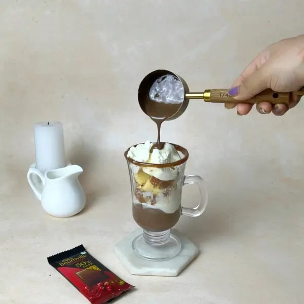 Classic Bournville Hot Fudge Sundae - Ice Cream Fudge