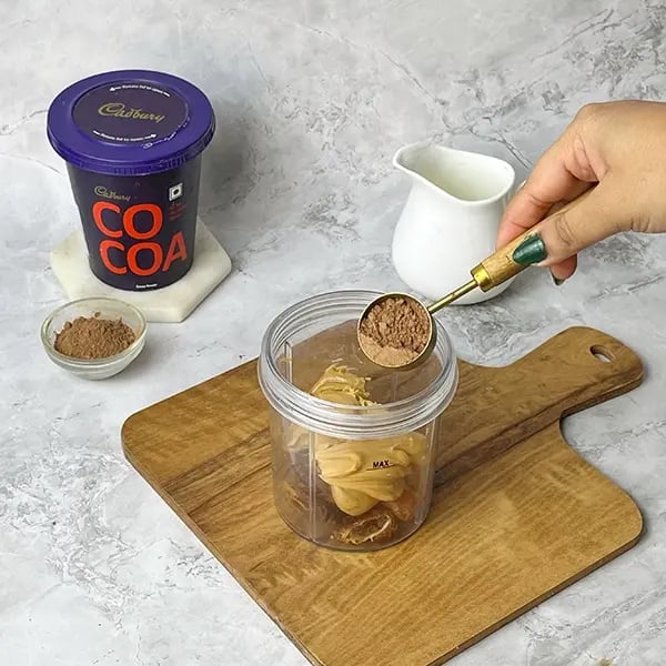 Cocoa Brownie Barfi-Add dates