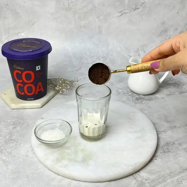 Cocoa French Toast - Mixing Cocoa Ingredients