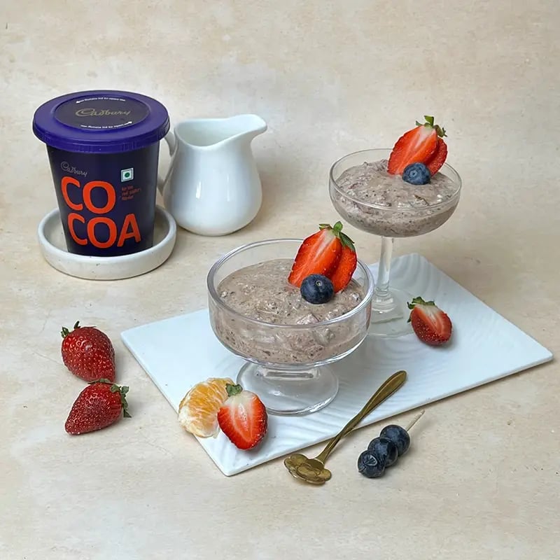 Cocoa Fruit Cream Salad Recipe