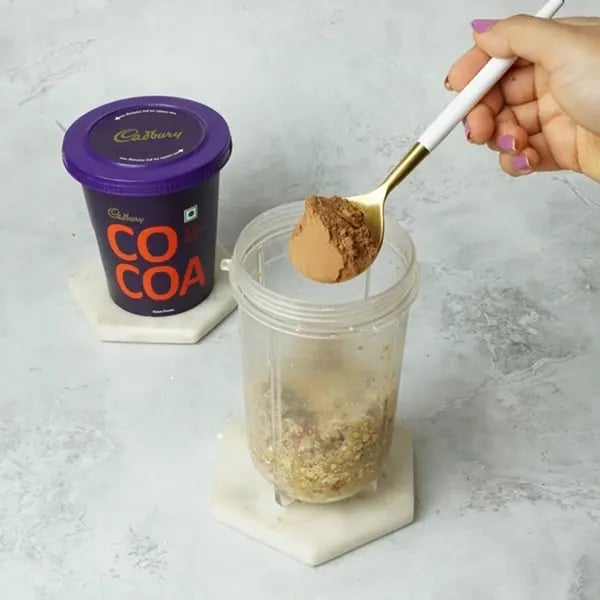 Cocoa Granola Bar Vegan Style-Now add cadbury cocoa powder