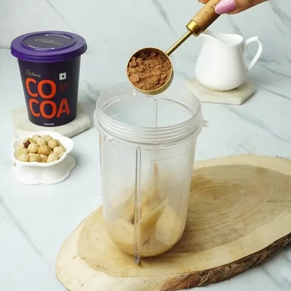 Cocoa Hazelnut Chilled Drink - Add a generous spoonful of Cadbury cocoa powder