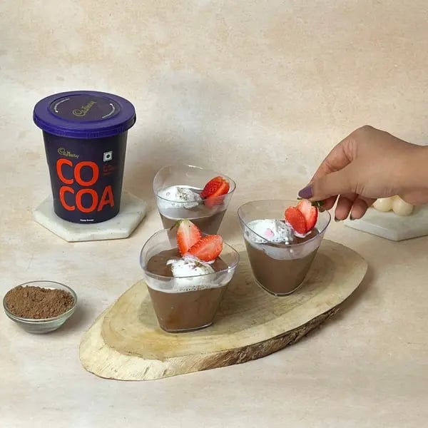 Cocoa Italian Hot Chocolate Mousse - Mousse With Fruit