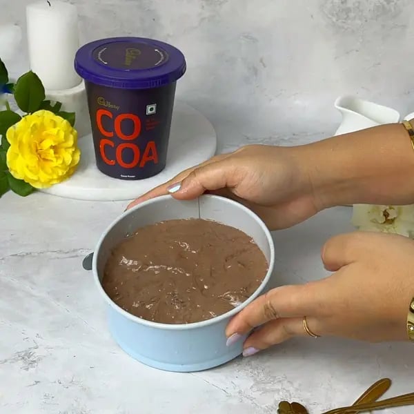 Cocoa Malt Cake - Mixing Batter Bowl