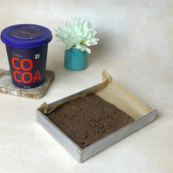 Cocoa Maple Blondie - Batter In Pan