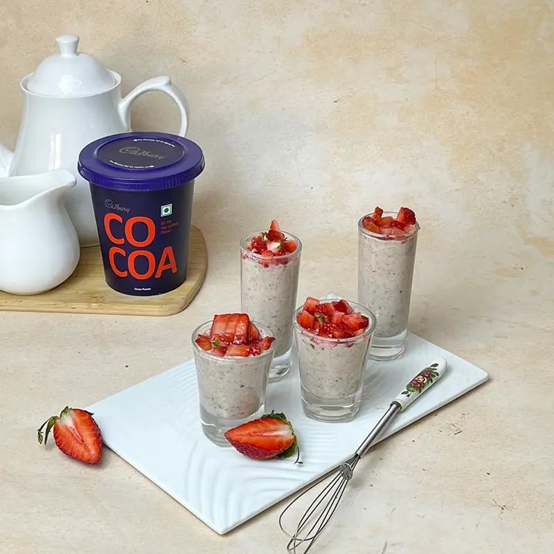 Cocoa Mini Yogurt Pudding Cup Recipe