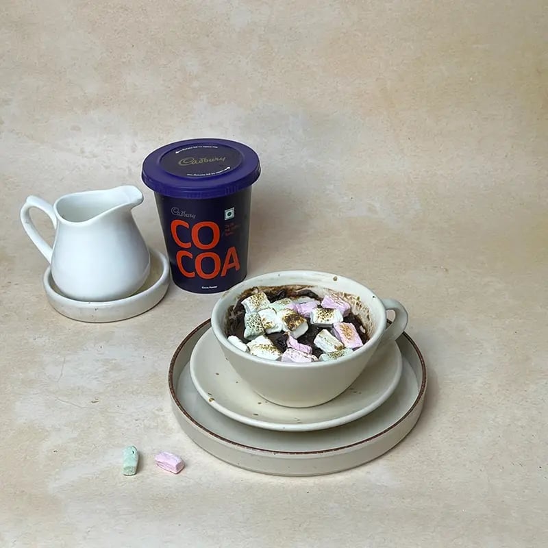 Cocoa Mugcake With Marshmallow Recipe