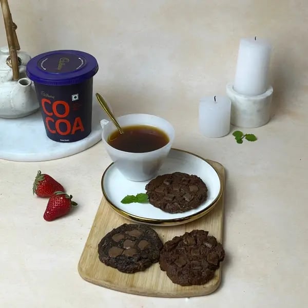 Cocoa Peanut Butter Protein Cookie - Cookie And Coffee