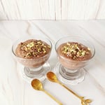 Cocoa Phirni with Crunchy Pistachios