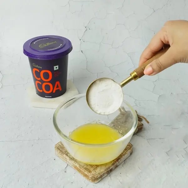 Cocoa Strawberry Cookies-Add all-purpose flour