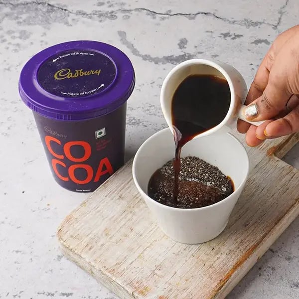 Coffee Chocolate Chia Pudding - Add coffee