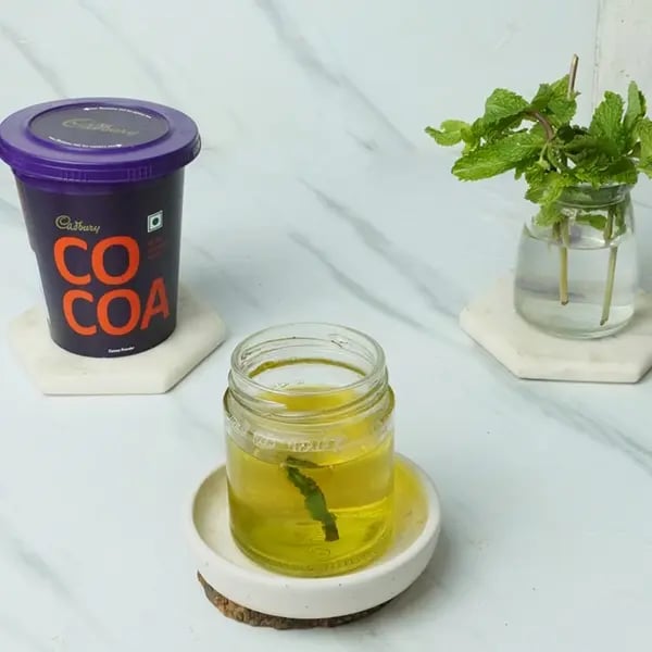 Cold Brew Mint Mocha Drink - Strain the syrup out into a jar