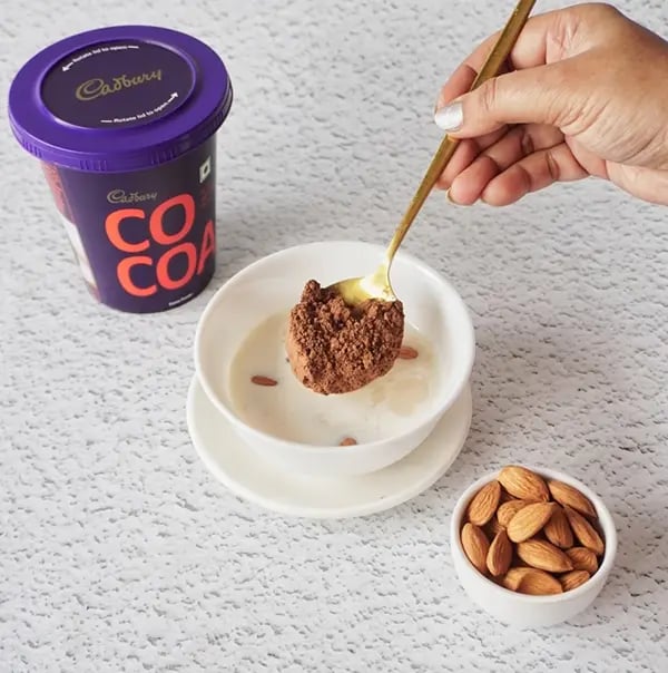 Cold Cocoa with Nuts & Dates - 2 tablespoons of cocoa powder