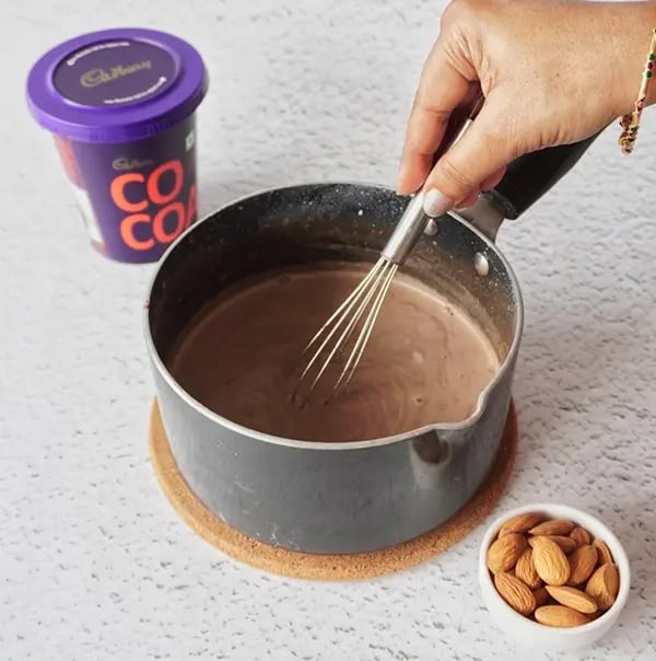 Cold Cocoa with Nuts & Dates - Little water or milk