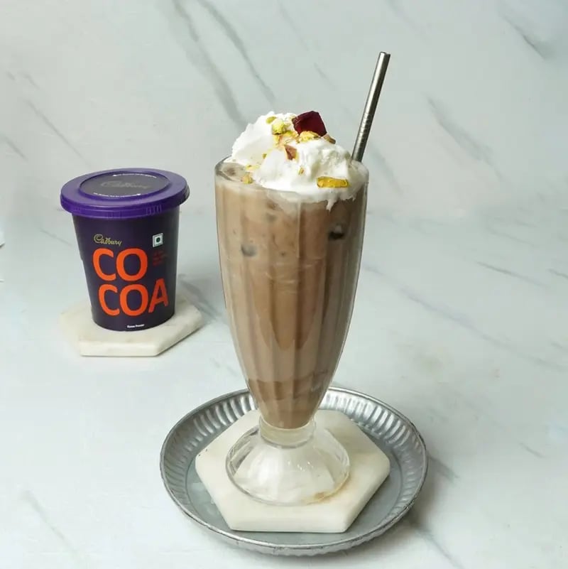 Ceamy Cocoa Custad Milkshake Recipe