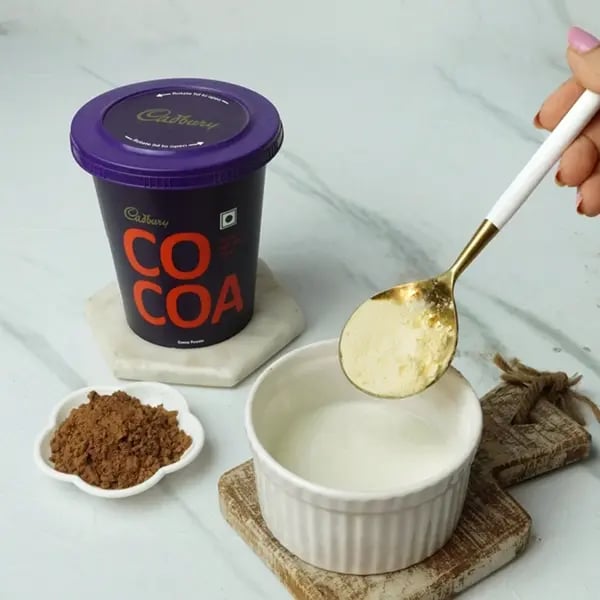 Creamy Cocoa Custard Milkshake - Mix and keep aside