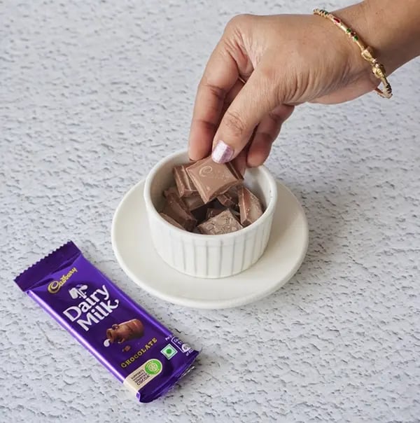 Crispy Rolls with Coconut and Dairy Milk Chocolate- Break the Dairy Milk Chocolate