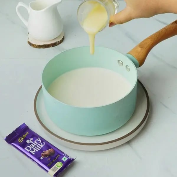 Dairy Milk Mishti Doi -Then add condensed milk