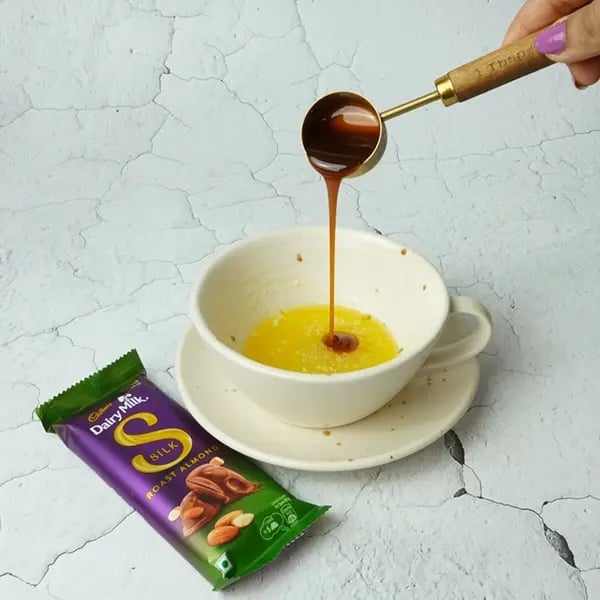 Dairy Milk Carrot Cake-Give it a nice mix