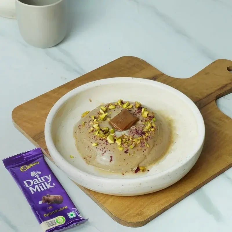 Daiy Milk Chocolate Bhapa Doi Recipe
