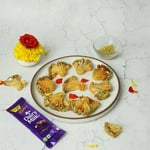 Dairy Milk Coated Baklava Fan Sweet