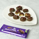 Dairy Milk Coated Peanut Butter Stuffed Dates
