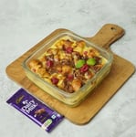 Dairy Milk Covered Croissant Pudding