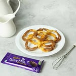 Dairymilk glazed sel roti