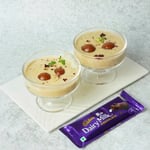 Dairy Milk Gulab Jamun Custard