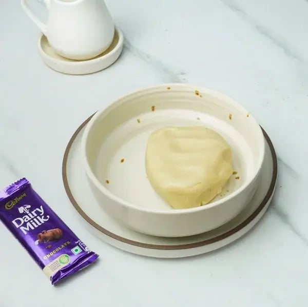 Dairy Milk Heart Shaped Sugar Cookies - Chill the cookie dough