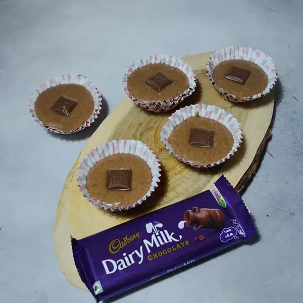 Dairy Milk Hot Chocolate Cupcakes - Top it with Dairy Milk chocolate