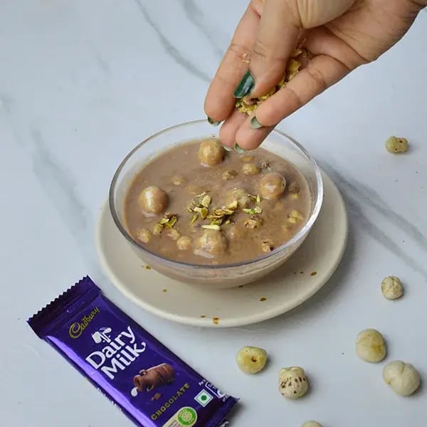 Dairy Milk Makhana Kheer - Transfer the kheer