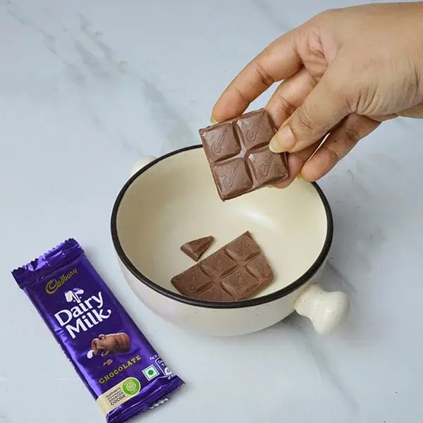 Dairy Milk Marble Coffee Cake - Microwave Dairymilk chocolate