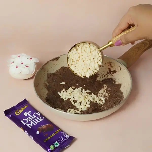 Dairy Milk Murmura Moa Laddu-Switch off the flame