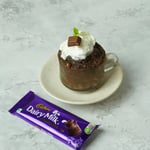 Dairy Milk Quick Mug Cake With Nuts